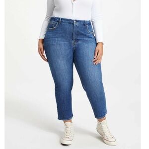 Good American Good Icon‎ High Rise Jeans Style GNIC255T Size 15